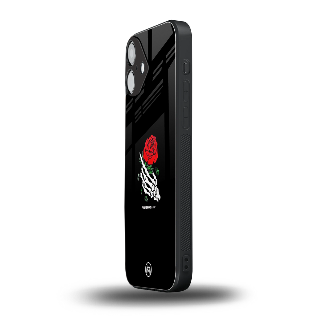 forever and a day back phone cover | glass case for iphone 16 plus