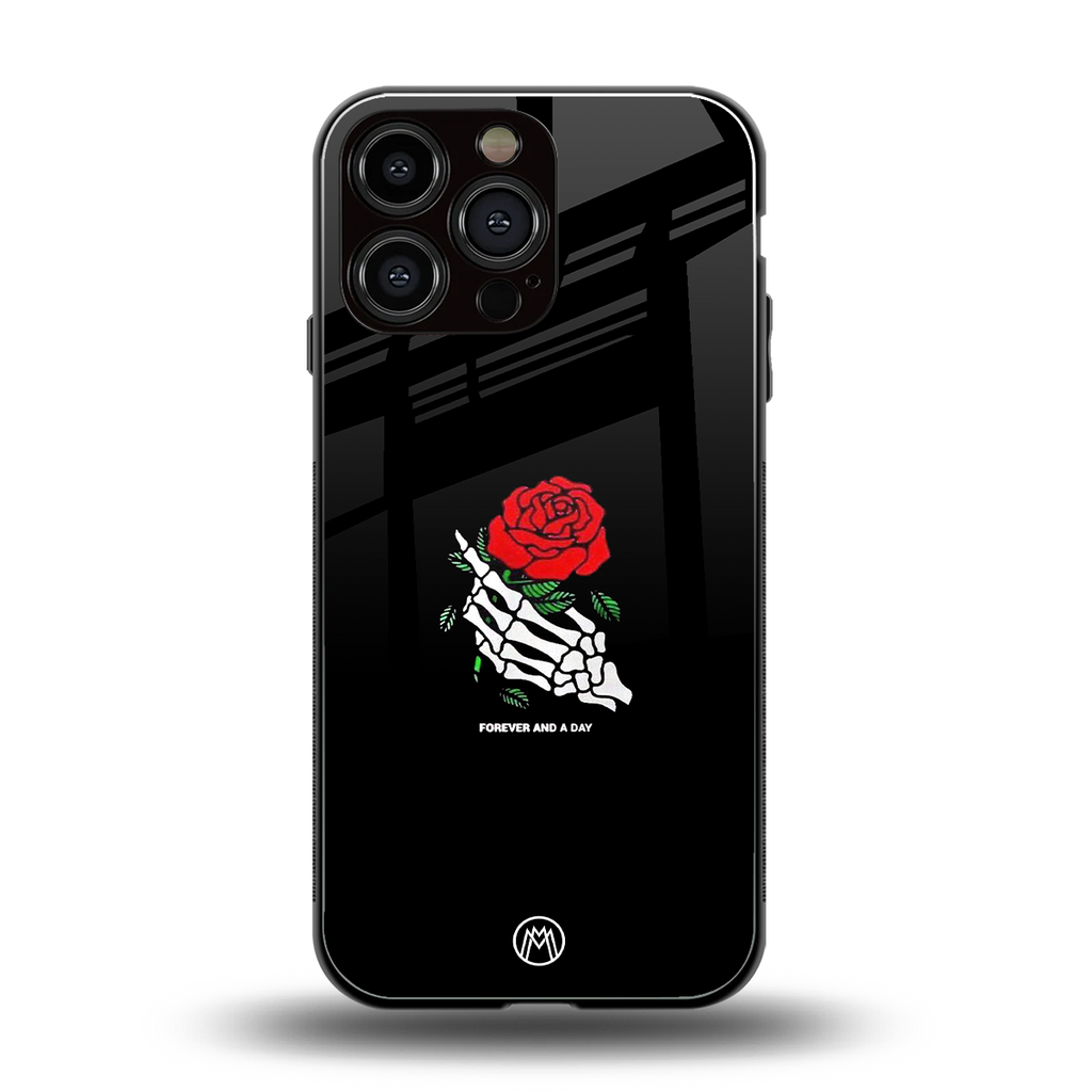 forever and a day back phone cover | glass case for iphone 16 pro max