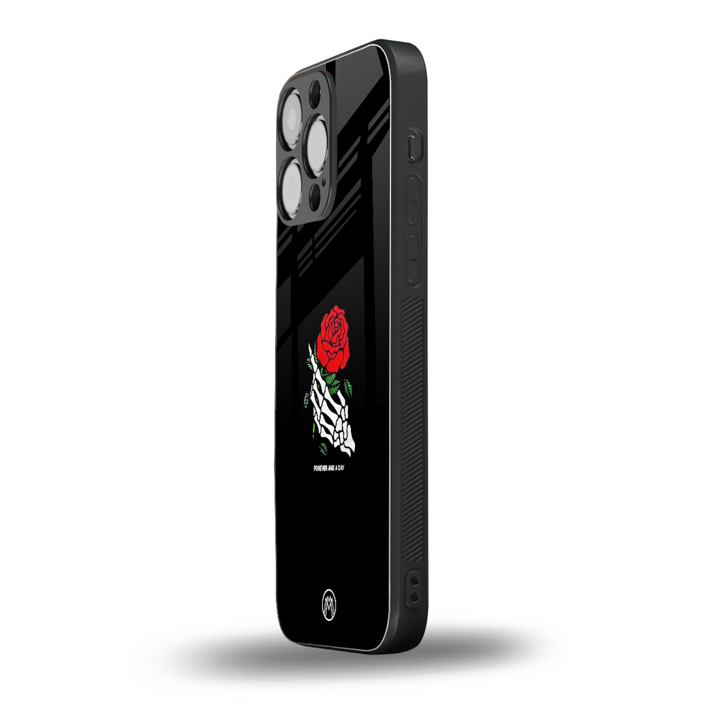 forever and a day back phone cover | glass case for iphone 16 pro max