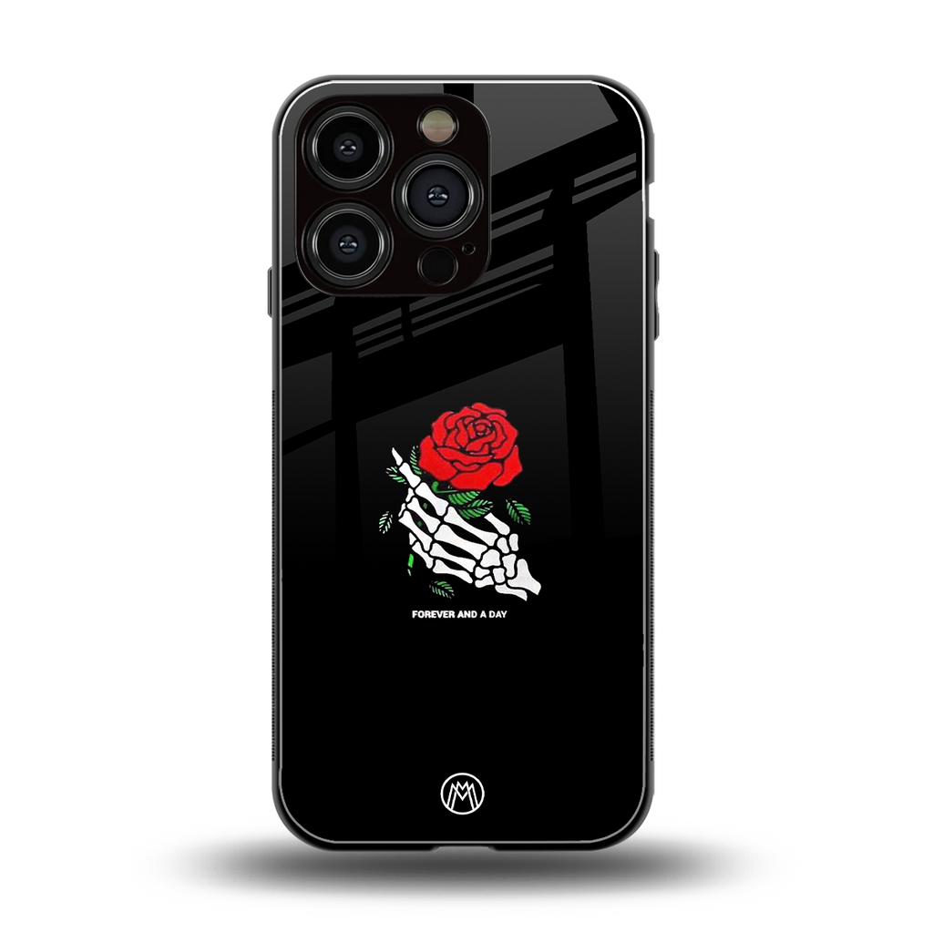 forever and a day back phone cover | glass case for iphone 16 pro