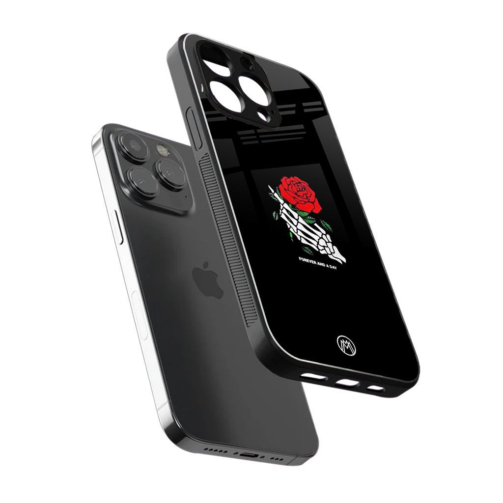 forever and a day back phone cover | glass case for iphone 16 pro
