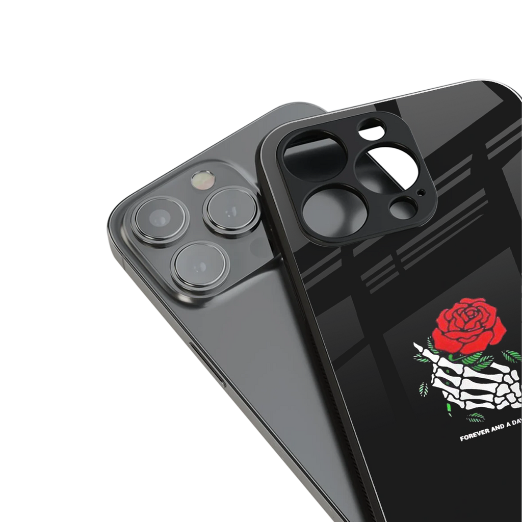 forever and a day back phone cover | glass case for iphone 16 pro