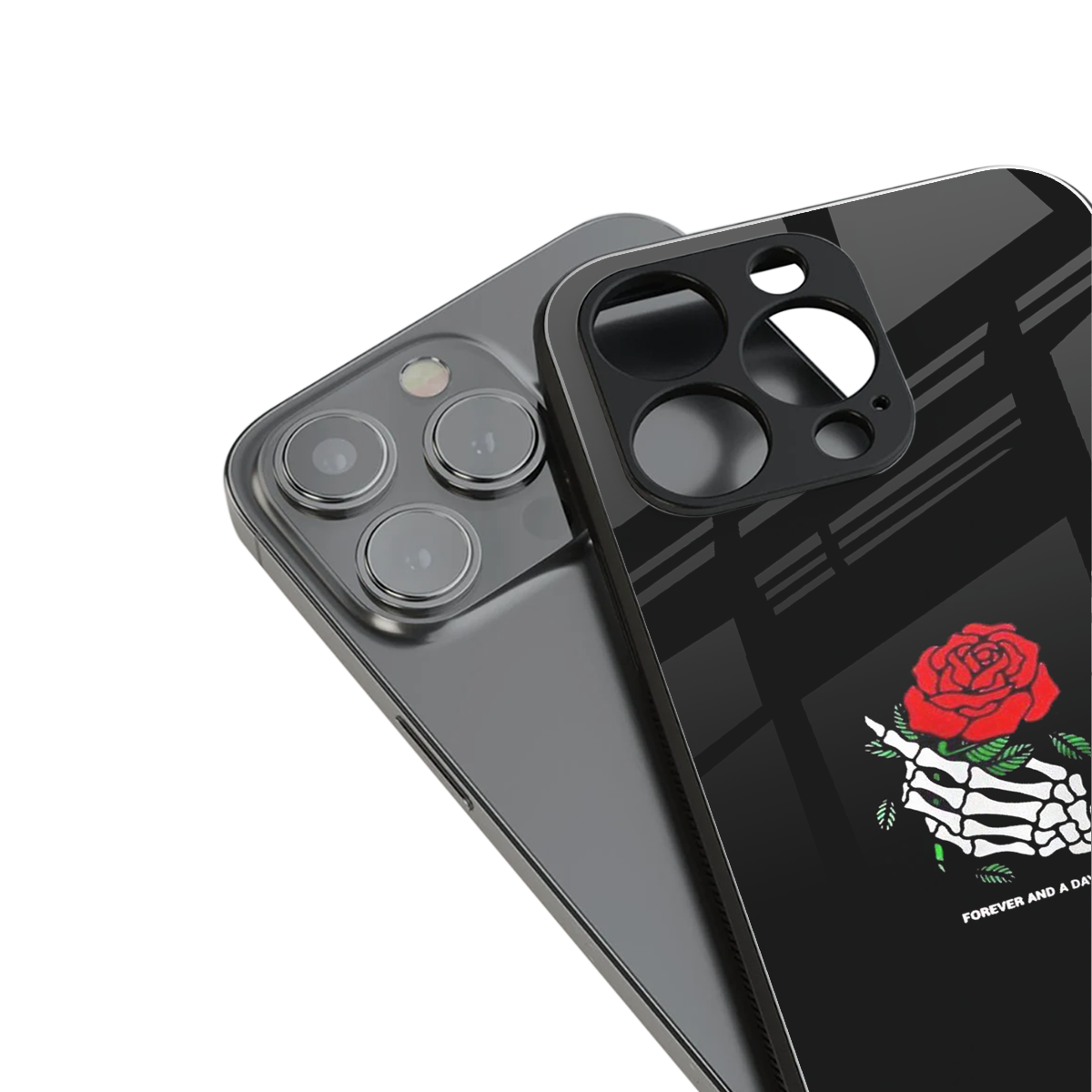 forever and a day back phone cover | glass case for iphone 16 pro