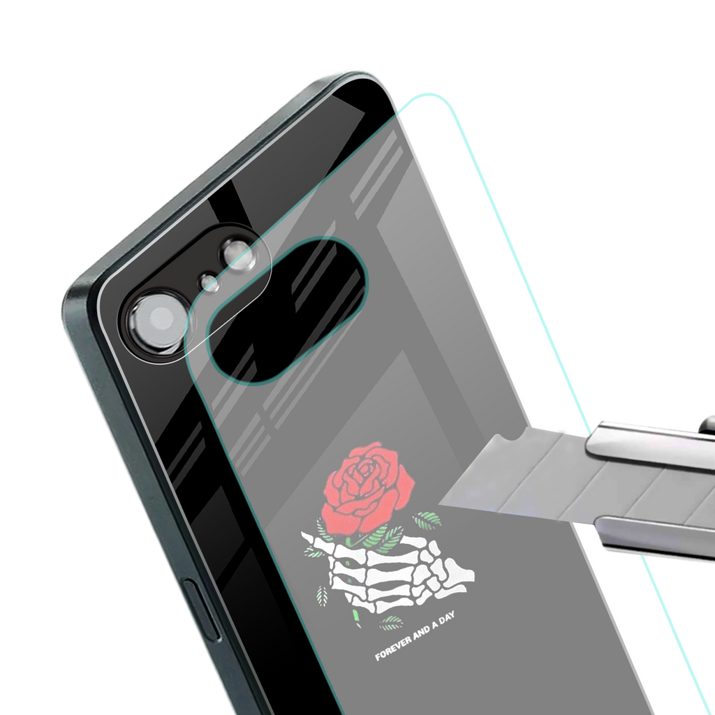 forever and a day back phone cover | glass case for iphone 16e
