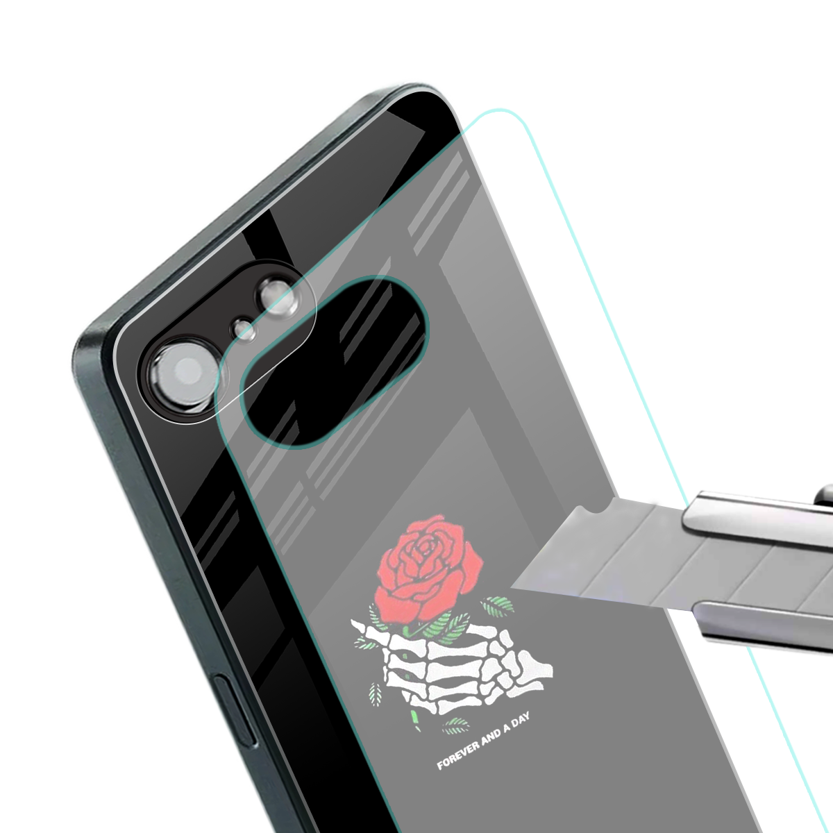 forever and a day back phone cover | glass case for iphone 16e