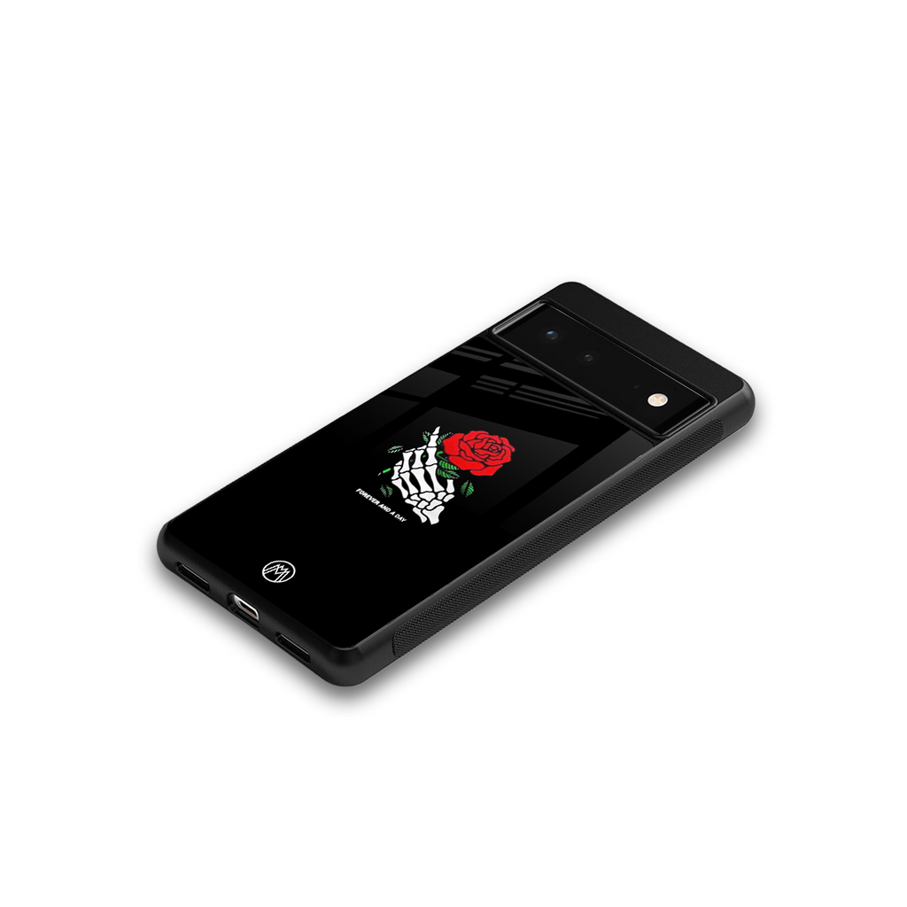 forever and a day back phone cover | glass case for google pixel 6