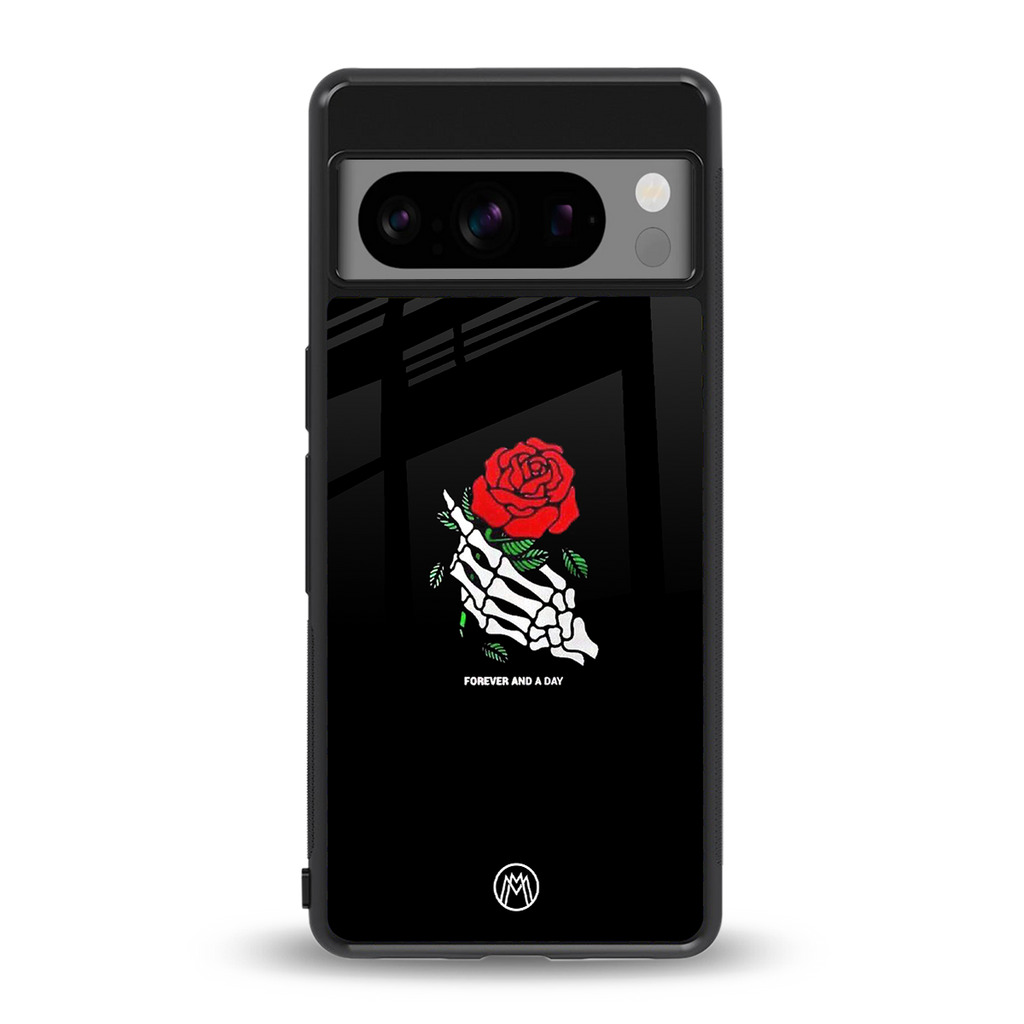 forever and a day back phone cover | glass case for google pixel 8 pro