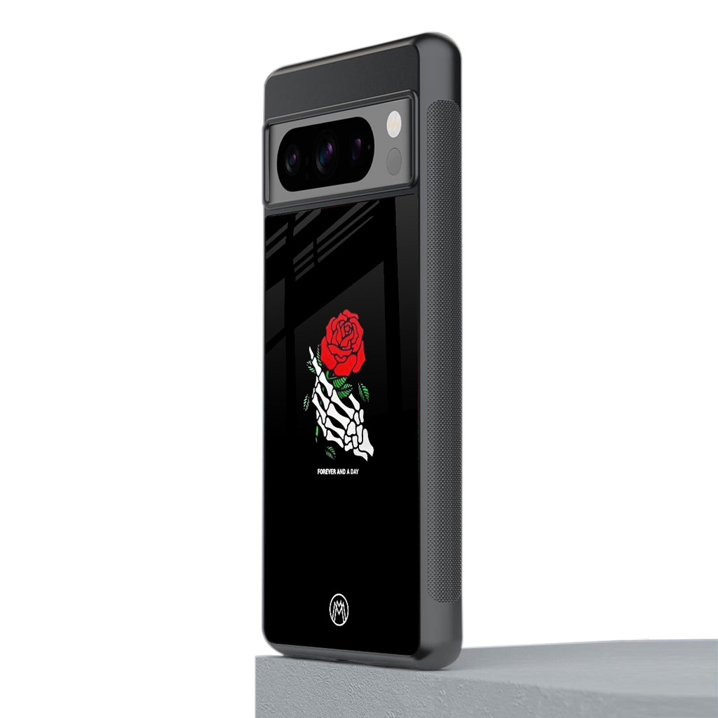 forever and a day back phone cover | glass case for google pixel 8 pro