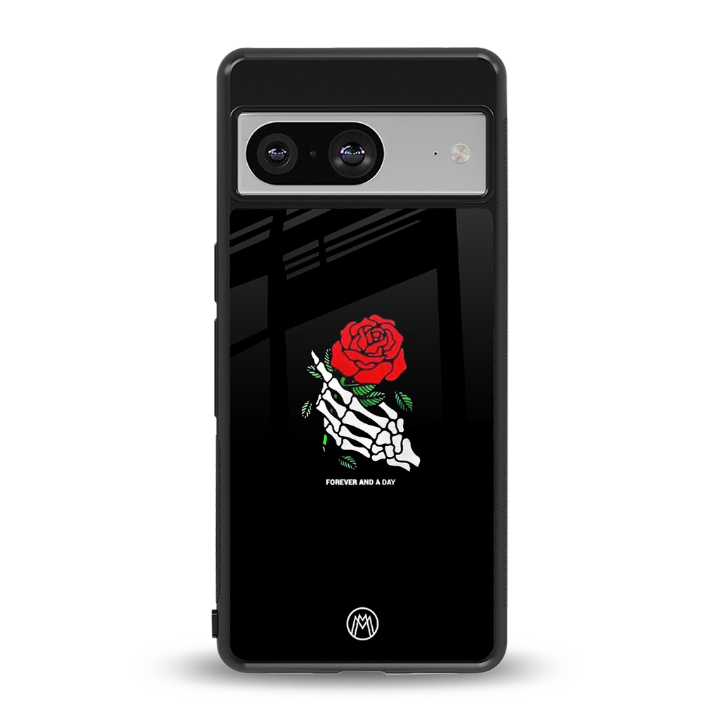 forever and a day back phone cover | glass case for Google Pixel 8