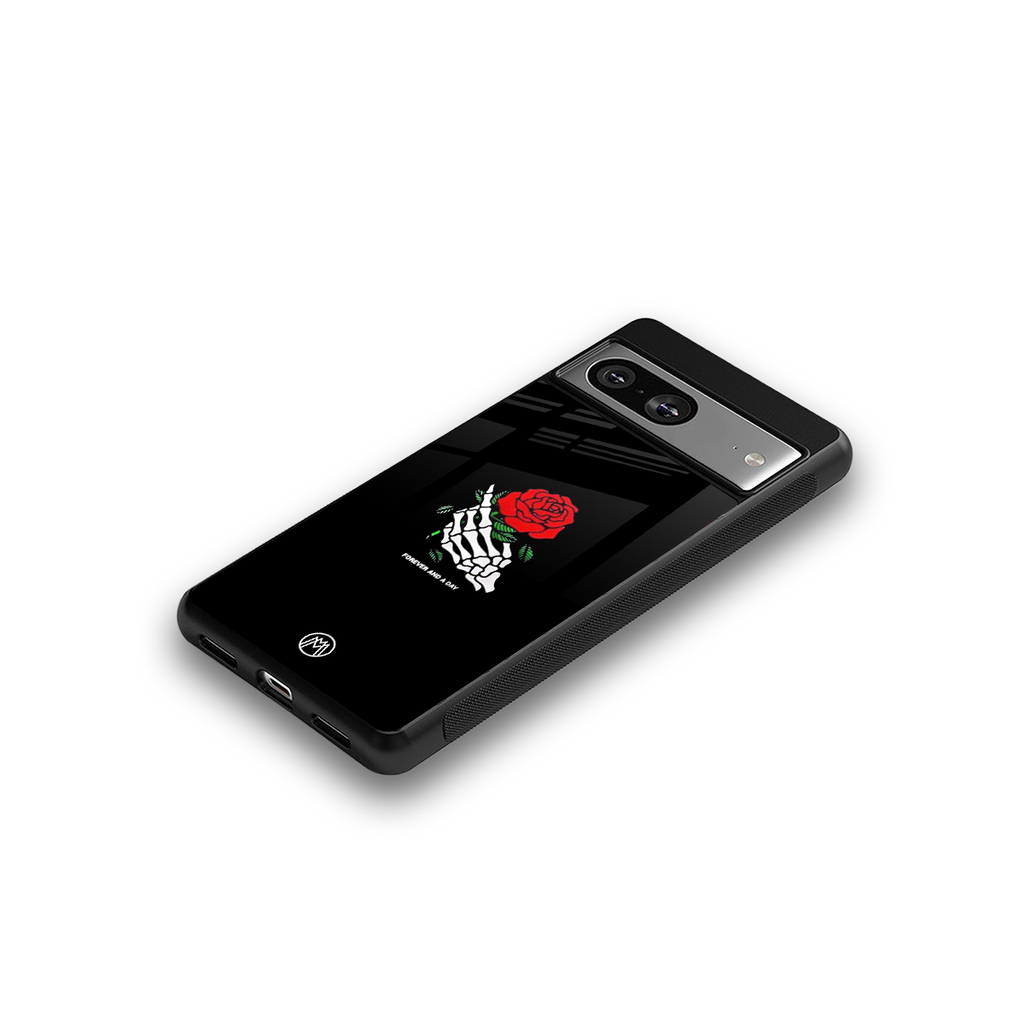 forever and a day back phone cover | glass case for Google Pixel 8