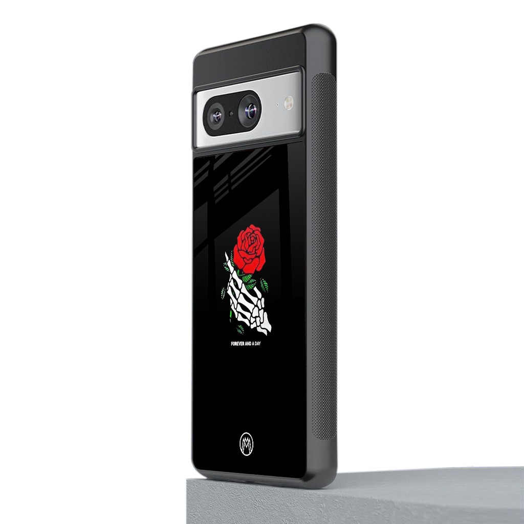 forever and a day back phone cover | glass case for Google Pixel 8