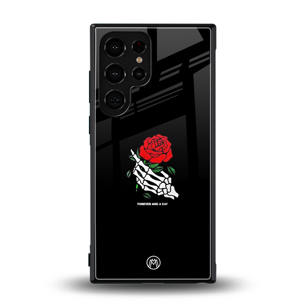 forever and a day back phone cover | glass case for samsung galaxy s23 ultra