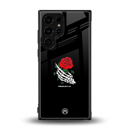 forever and a day back phone cover | glass case for samsung galaxy s23 ultra