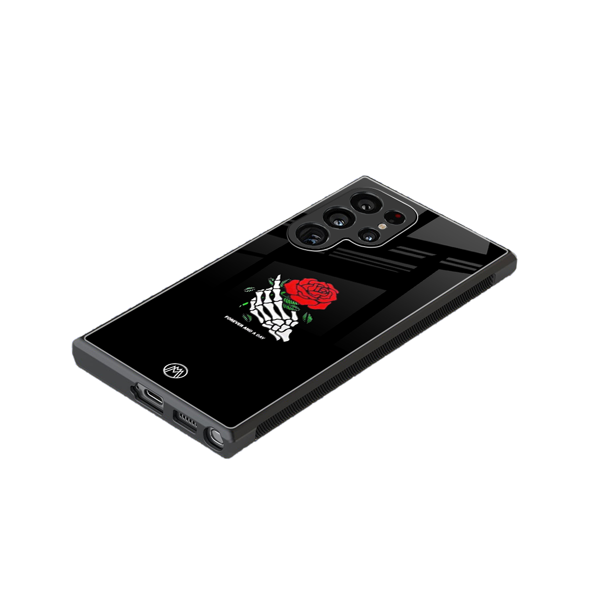 forever and a day back phone cover | glass case for samsung galaxy s23 ultra