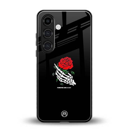 forever and a day back phone cover | glass case for samsung galaxy s24 plus