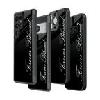 Stylish Glass Back Case for All Smartphones iPhone, Samsung, OnePlus, Pixel, Redmi, Oppo, Vivo, Motorola