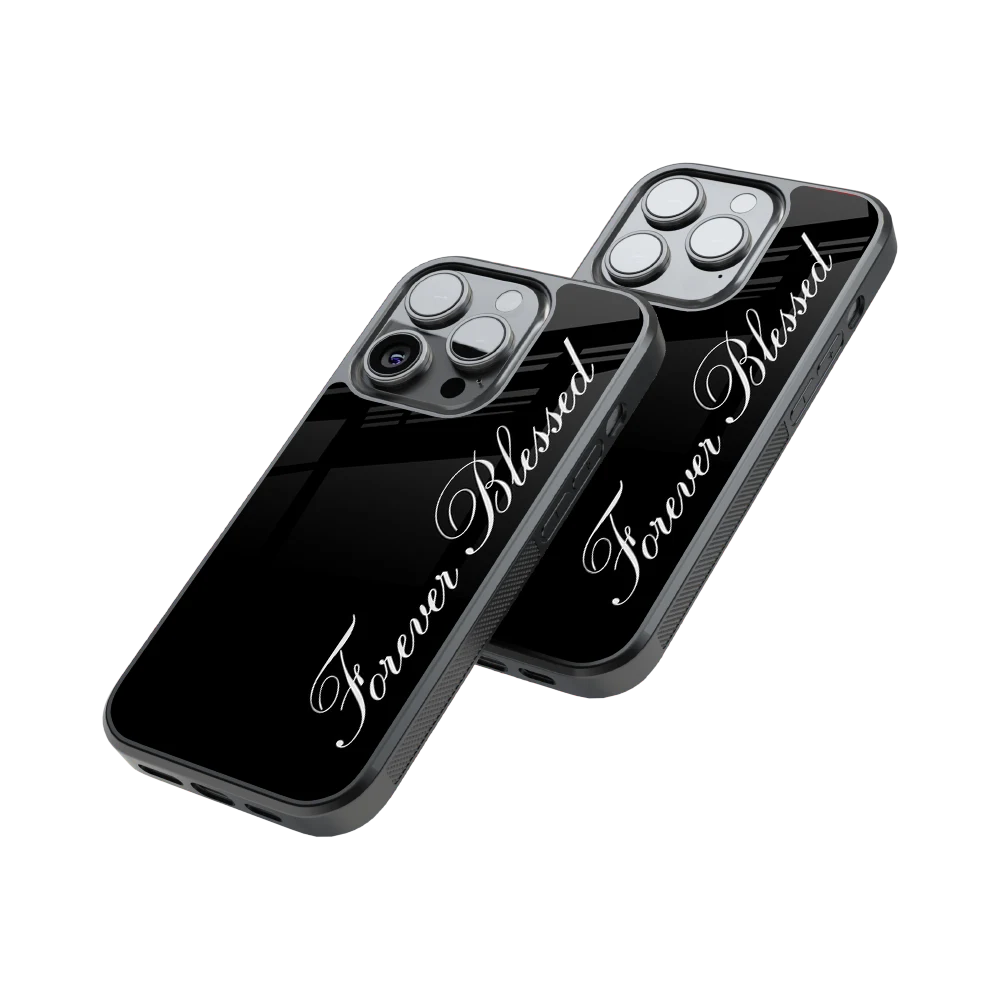 Protective Glass Back Phone Case Compatible with iPhone, Samsung, OnePlus, Pixel & More
