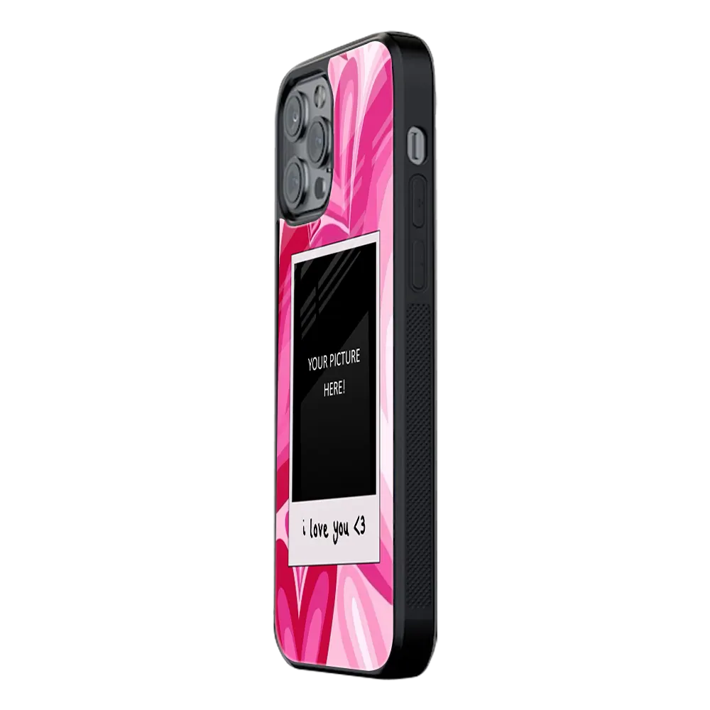 Polaroid Personalised Glass Phone Case