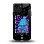 forgive the pain back phone cover | glass case for iphone 13 mini