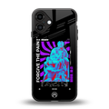 forgive the pain back phone cover | glass case for iphone 16 plus