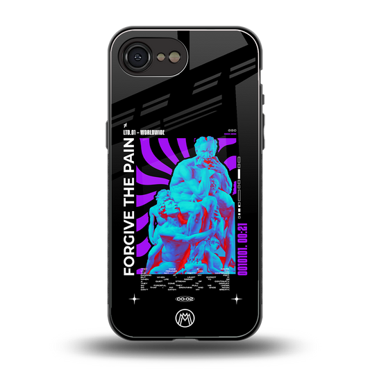 forgive the pain back phone cover | glass case for iphone 16e