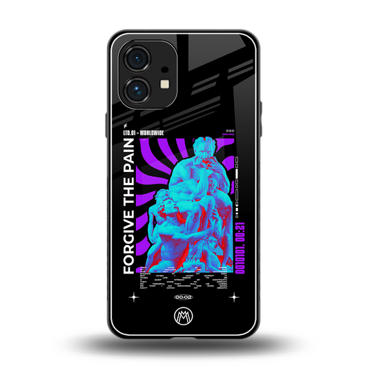 forgive the pain back phone cover | glass case for nothing phone 1