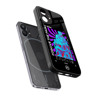 forgive the pain back phone cover | glass case for nothing phone 1