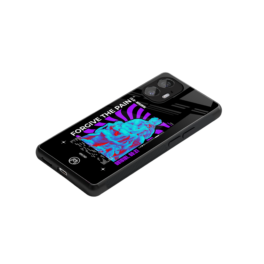 forgive the pain back phone cover | glass case for nothing phone 2