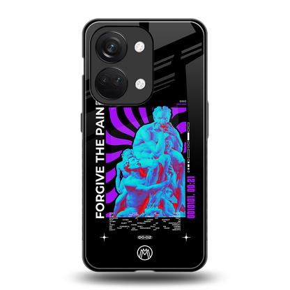 forgive the pain back phone cover | glass case for oneplus nord 3