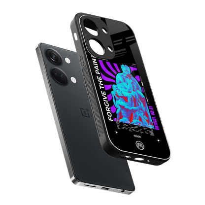 forgive the pain back phone cover | glass case for oneplus nord 3