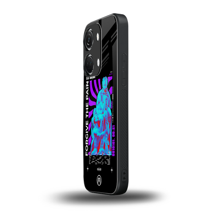 forgive the pain back phone cover | glass case for oneplus nord 3