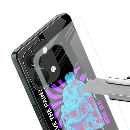 forgive the pain back phone cover | glass case for oneplus nord 3