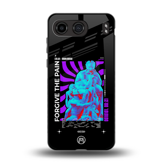 forgive the pain back phone cover | glass case for oneplus nord 4