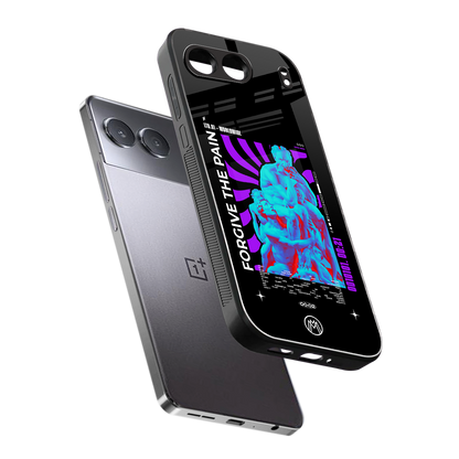 forgive the pain back phone cover | glass case for oneplus nord 4
