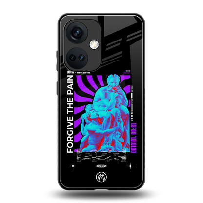 forgive the pain back phone cover | glass case for oneplus nord ce 3