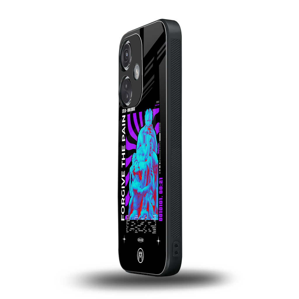 forgive the pain back phone cover | glass case for oneplus nord ce 3
