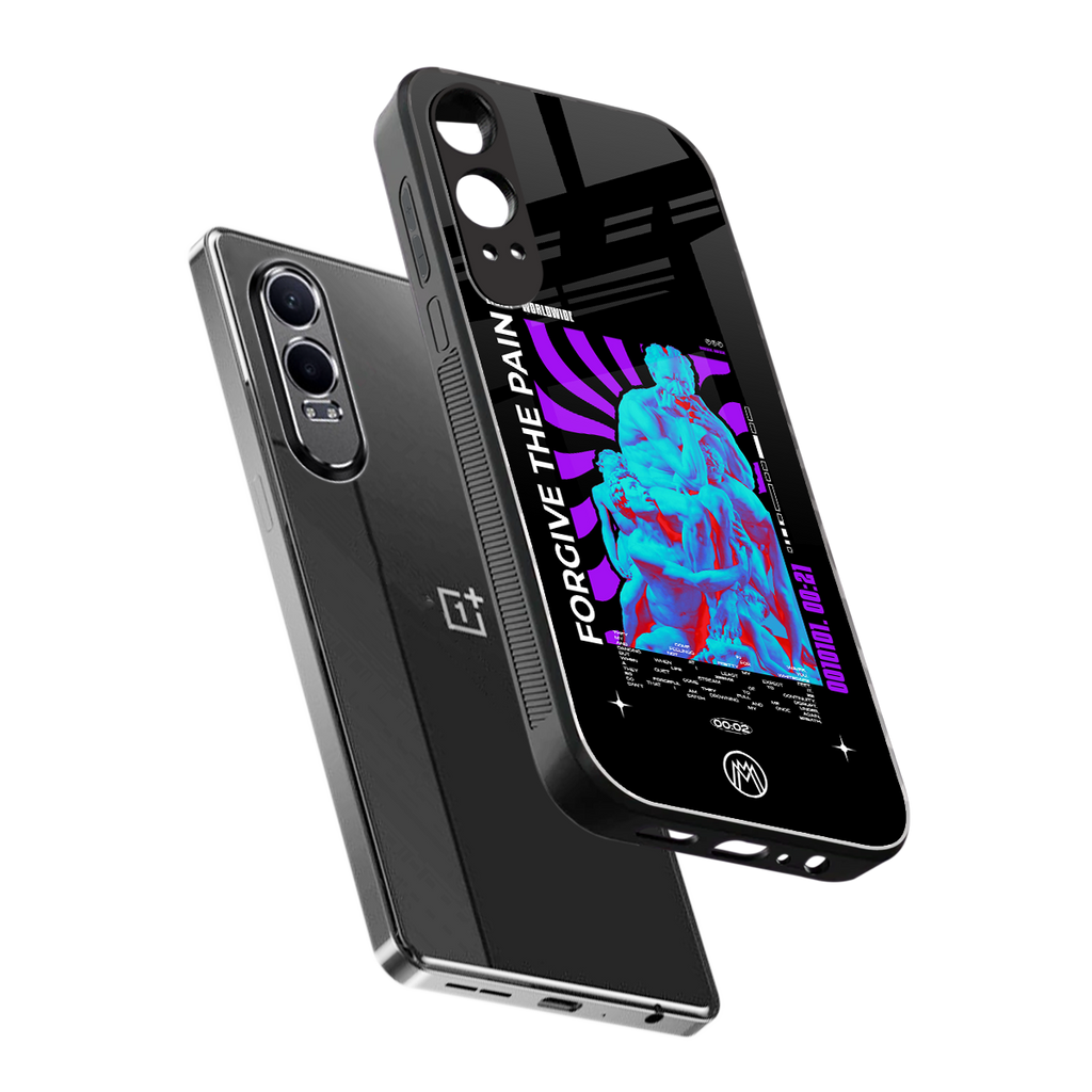 forgive the pain back phone cover | glass case for oneplus nord ce 4 lite
