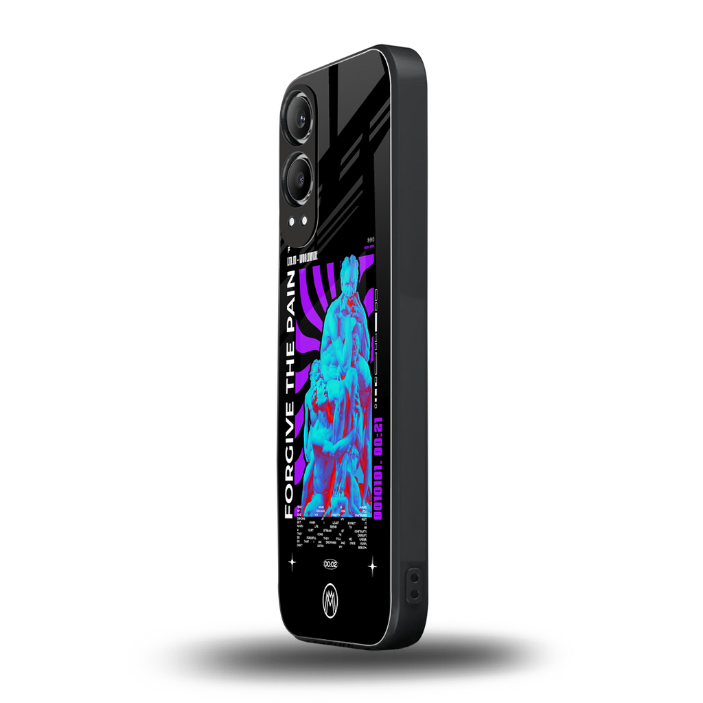 forgive the pain back phone cover | glass case for oneplus nord ce 4 lite