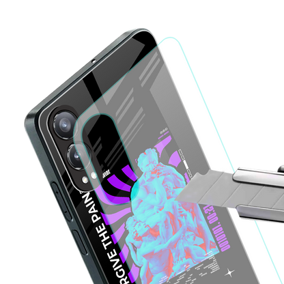 forgive the pain back phone cover | glass case for oneplus nord ce 4 lite