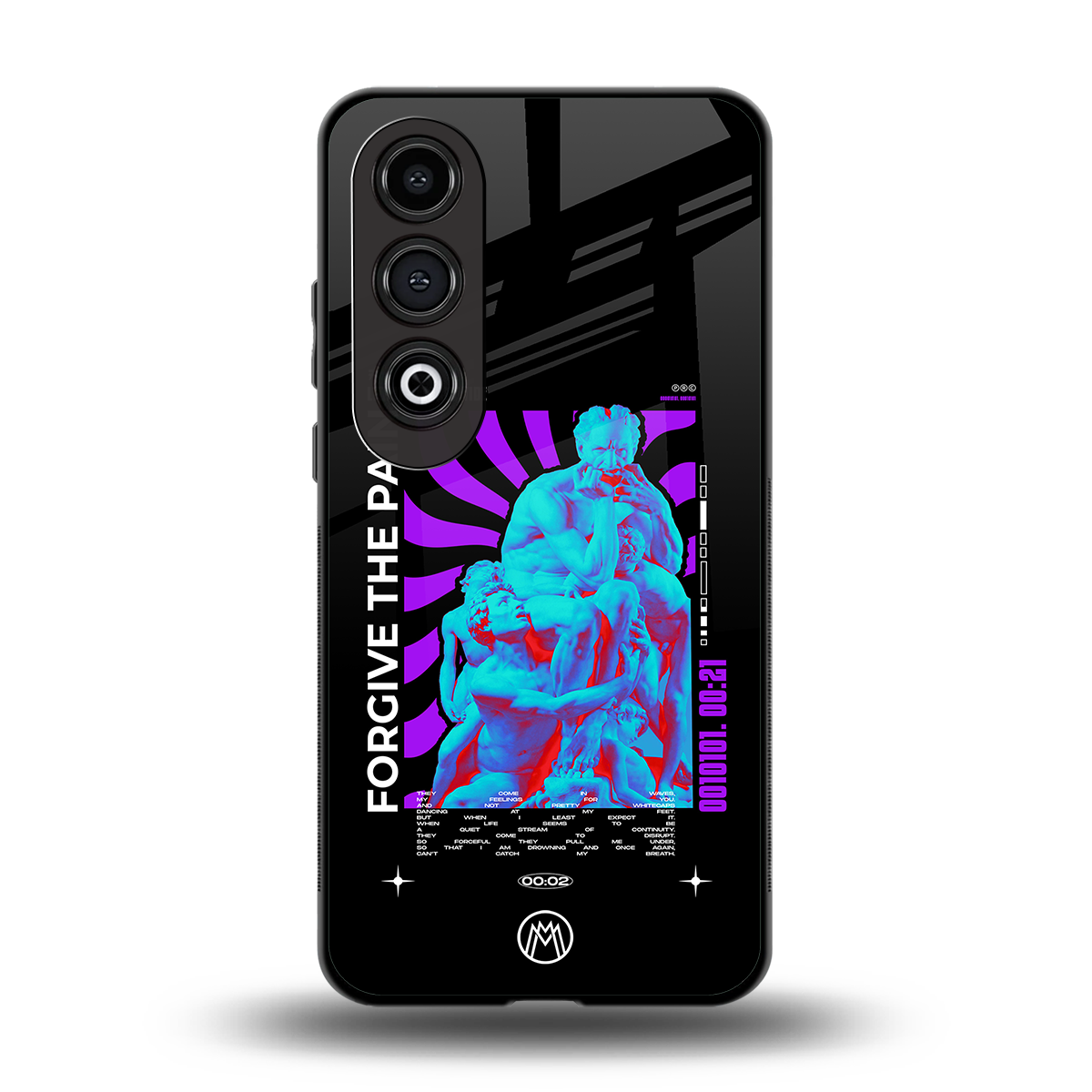 forgive the pain back phone cover | glass case for oneplus nord ce 4