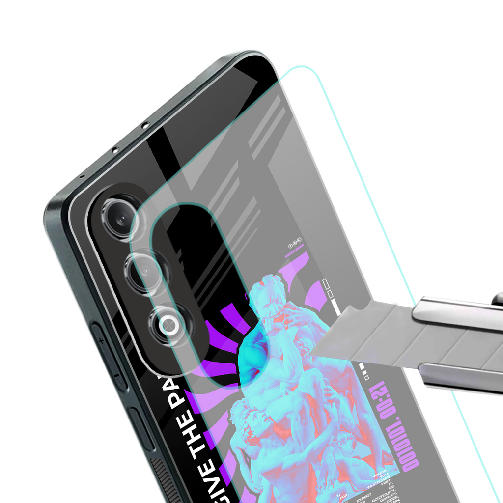 forgive the pain back phone cover | glass case for oneplus nord ce 4