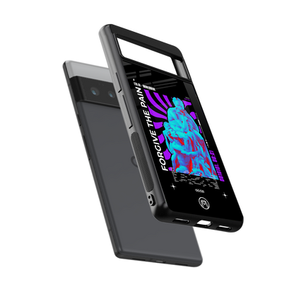 forgive the pain back phone cover | glass case for google pixel 6 pro