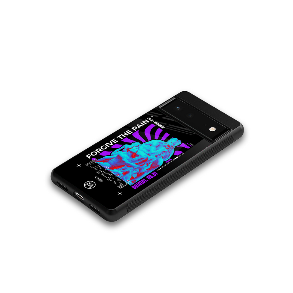 forgive the pain back phone cover | glass case for google pixel 6