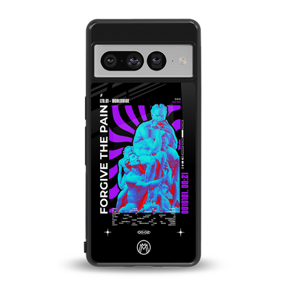 forgive the pain back phone cover | glass case for google pixel 7 pro