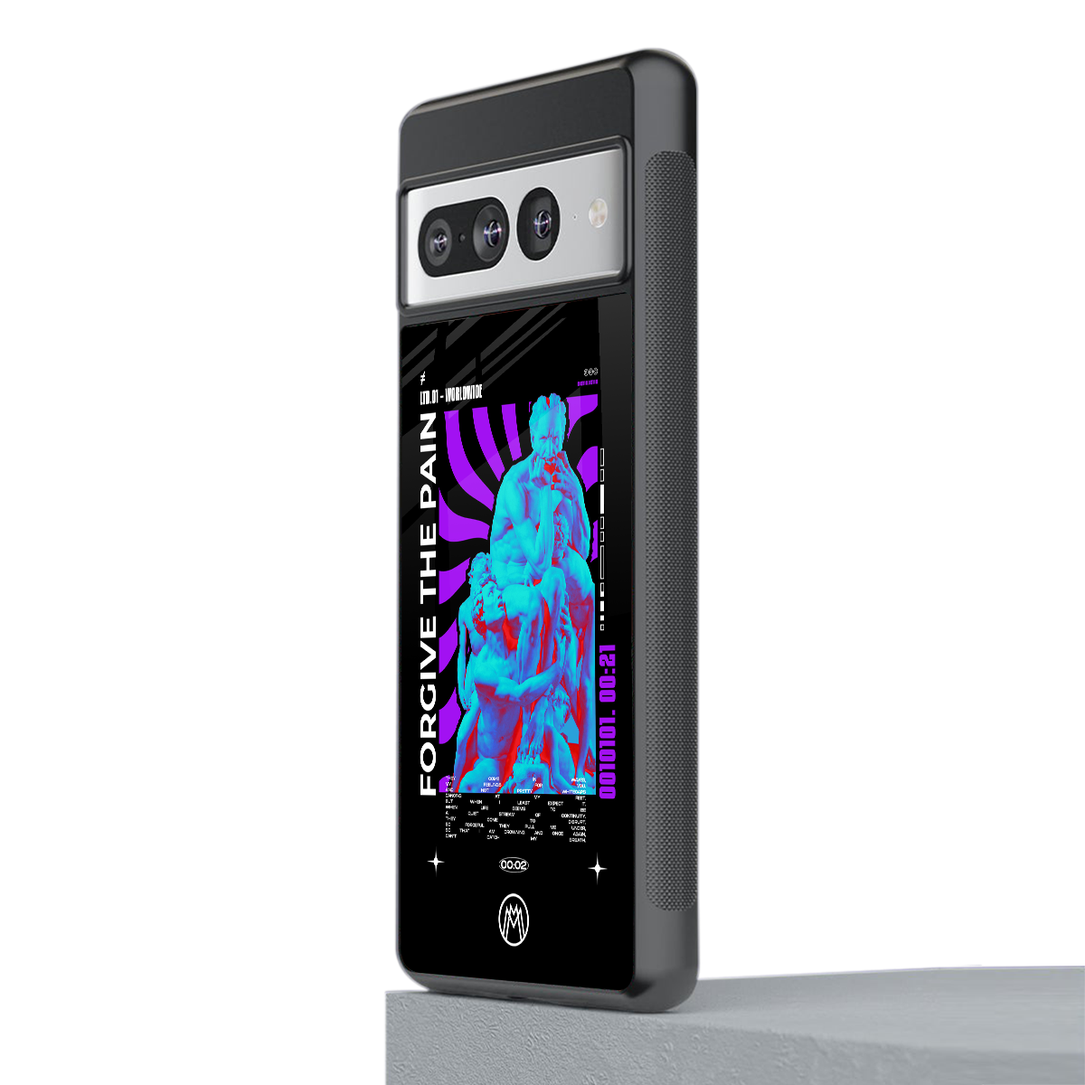 forgive the pain back phone cover | glass case for google pixel 7 pro