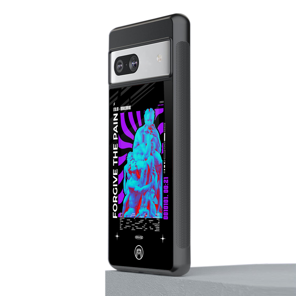forgive the pain back phone cover | glass case for Google Pixel 7A