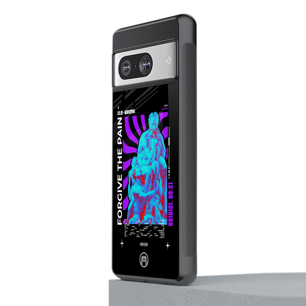forgive the pain back phone cover | glass case for Google Pixel 8