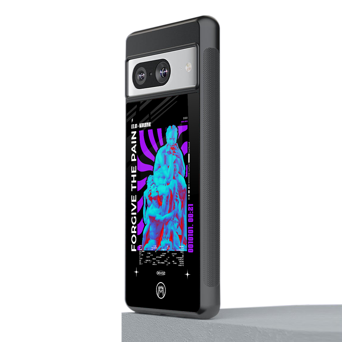 forgive the pain back phone cover | glass case for Google Pixel 8