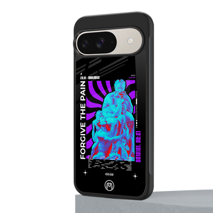 forgive the pain back phone cover | glass case for google pixel 9