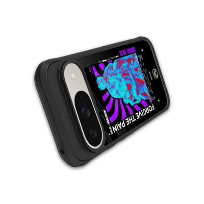forgive the pain back phone cover | glass case for google pixel 9